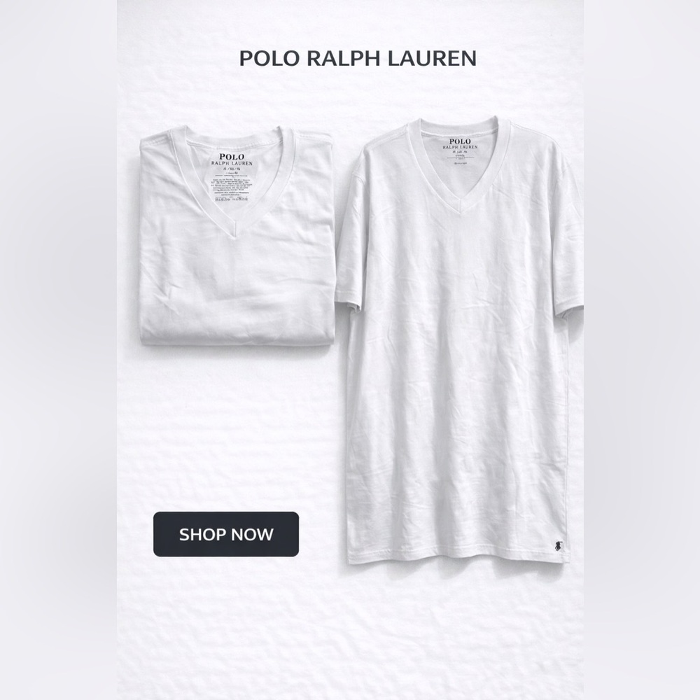 Polo by Ralph Lauren Men's Classic White Tee